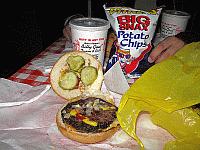 USA - Chicago IL - Billy Goat Tavern Double Cheeseburger (6 Apr 2009)